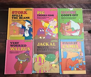 Sweet Pickles Bücher Kinder Vintage Hardcover 6 Stück - 70er Jahre - Buchstaben SPGWJC - Bild 1 von 22