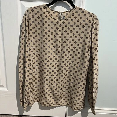 Blusa de seda vintage de JH Collectibles Foto 1 de 4