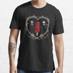 Only Lovers Left Alive Gothic Herz auf schwarz Essential T-Shirt - Bild 1 von 4