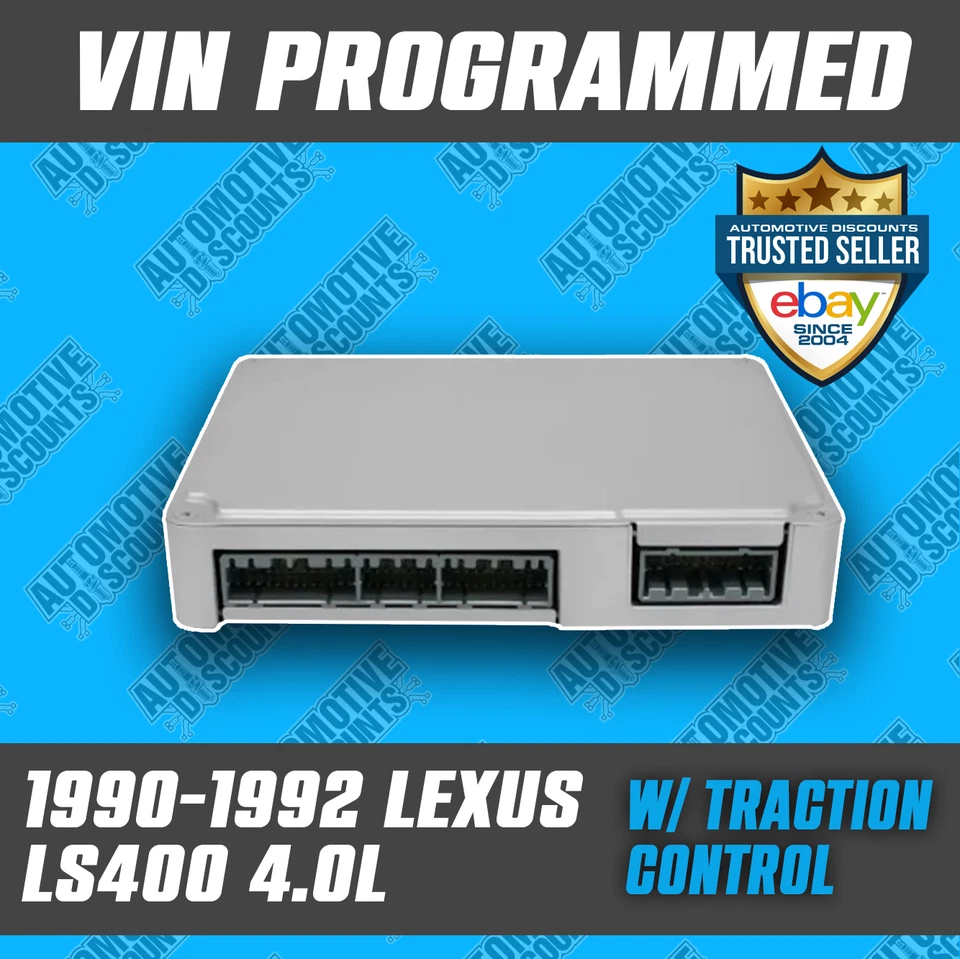 Lexus LS400 1992 4,0 L AT ECM ECU PCM 89661-50042 con control de tracción Plug & Play Foto 1 de 4