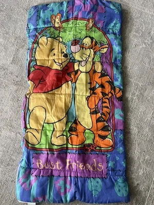 Vintage 90s Disney Winnie the Pooh Best Friends Tigger Sleeping Bag - Image 1 of 4