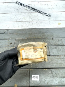 Harley Knucklehead Panhead White Bicycle Kicker Pedal Rubbers Shovelhead NOS ! - Picture 1 of 10