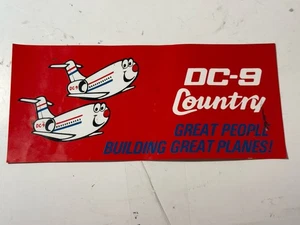 Vintage McDonnell Douglas DC-9 Sticker. Lesen! - Bild 1 von 6