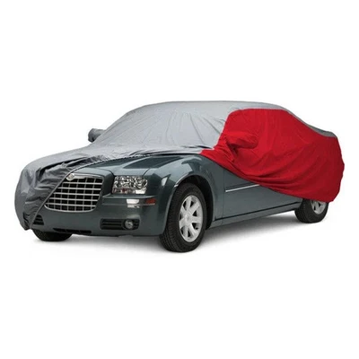 For Kia Rio 12-17 WeatherShield HP Two-Tone Gray Custom Car Cover w Red Sides Foto 1 de 4