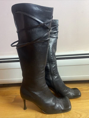 Les Tropeziennes Heeled Boots Square Toe Womens 36.5 - Image 1 of 4