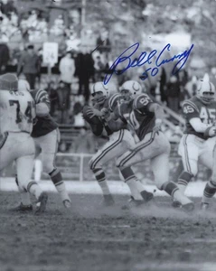 Bill Curry Baltimore Colts Center 1967-72 Autographed 8x10 Photo Packers - Picture 1 of 1