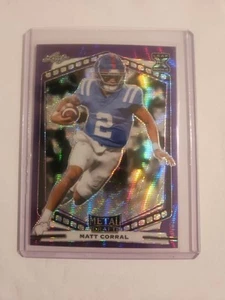 2022 matt corral rookie metal draft b-mc1 - Picture 1 of 2