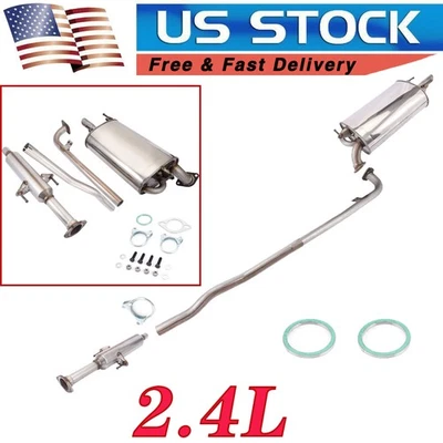 Resonator Pipe Muffler Exhaust System for Toyota Camry 2.4L 2003-2006 SULEV/PZEV Foto 1 de 4