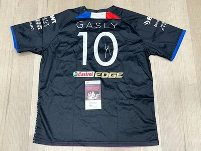 Pierre Gasly Hand Signed Shirt F1 Formula 1 Hat JSA Cert #2 - Image 1 of 3