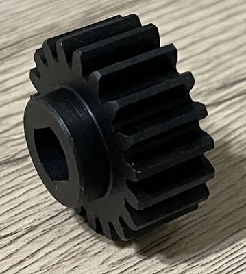 UPGRADE STEEL PINION GEAR (19T) For Duratrax Firehammer Smartech Carson XTM 1/5 - Image 1 of 4