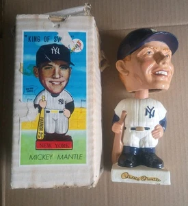 1962 Mickey Mantle Bobblehead Nodder White Base New York Yankees mit OVP - Bild 1 von 24