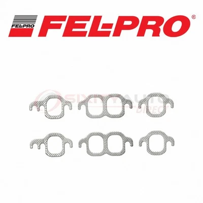 Fel-Pro Exhaust Manifold Gasket Set for 1959-1972 Chevrolet Brookwood 4.6L za Foto 1 de 4