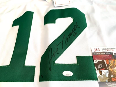 JOE NAMATH Signed Jets (Mitchell & Ness) Football Jersey -JSA Authenticated - Image 1 of 4