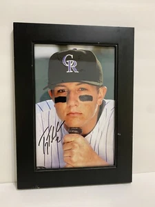 TROY TULOWITZKI Signed Autograph Auto 8x12” Photo Picture Colorado Rockies Plus - Picture 1 of 6