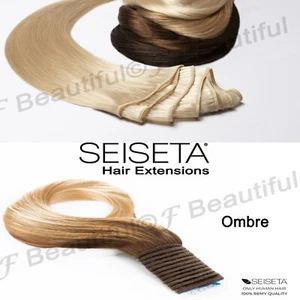 Hair Extensions Tessitura Capelli veri 100 Grammi SEISETA Weft colori Ombre Remy - Imagen 1 de 5