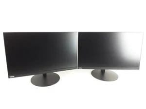 2x Lenovo ThinkVision T24i-10 23,8 " FHD IPS 1920x1080 60Hz 4ms 16:9 Pivot HDMI - Photo 1/9