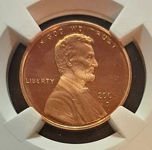 2005-S LINCOIN MEMORIAL CENT, NGC GRADED PF-69-RD-UC - Picture 1 of 3