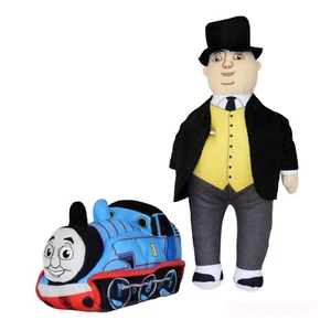 Juego de personajes de peluche de 7-11 pulgadas Thomas el tren y el conductor - Imagen 1 de 2