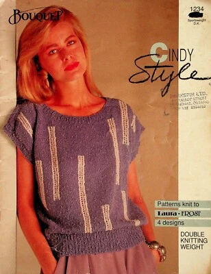 Tops Sweater Pullovers Knitting Patterns By Bouquet - Image 1 of 4