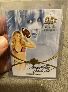 2013 Bench Warmer National Authentic Autograph Card MARKETA JANSKA - Picture 1 of 2