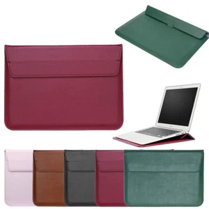 Leather Pouch Sleeve Waterproof Case Bag Cover For Lenovo Laptop 14 15 16 inch - Picture 1 of 23