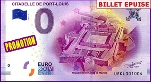 CITADELLE DE PORT-LOUIS / BILLET 0 € / NULL EURO-SCHEIN / UEKL 2017-1 - Picture 1 of 1