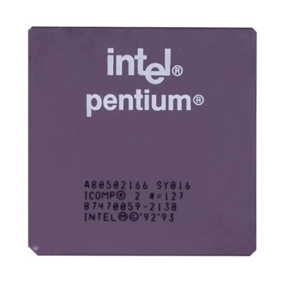 INTEL PENTIUM 166MHZ SY016 SOCKET 7 - Imagen 1 de 2