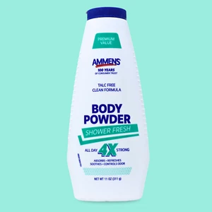Ammens Medicated Powder Shower Fresh - Controllo degli odori senza talco 11 fl oz - Foto 1 di 9