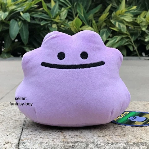 14cm Ditto Anime Cute Plush Stuffed Toy Soft Animation Doll Cover