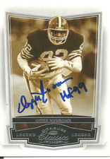 Ozzie Newsome Cleveland Browns/ Pro Football H.O.F. Personally Autographed Card