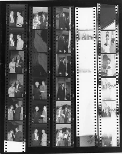 Foglio Foto Contatto Negativi SKELTON ROSSO SMOTHERS JOAN COLLINS WARREN BEATTY - Foto 1 di 1