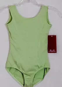 MIRELLA CHILD 8/10 Leotardo Princesa Tanque Espuma de Mar Frontal Completamente Forrado 315C Nuevo - Imagen 1 de 4