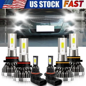 For Toyota Camry 2004 Combo LED Headlight High/Low Beam Fog Light Bulb 6000K - Picture 1 of 12