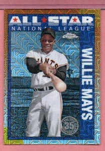 Willie Mays Giants 2025 Topps Series 2, 1990 TOPPS BASEBALL CHROME AS 90ASC-30 - Picture 1 of 1