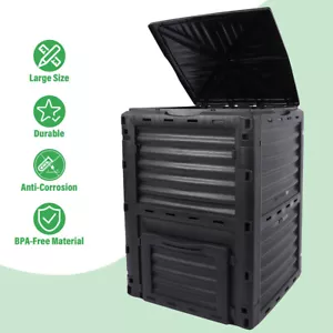 80 Gallon Large Compost Bin from BPA Free Material for Fast Creation of Fertile - Picture 1 of 12