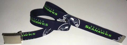 Seattle Seahawks BELT Buckle Pro Football Fan Game Gear NFL Shop Team Apparel WA Cover