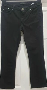 VICTORIA BECKHAM Blue Black Cotton Stretch Casual Crop Capri Jeans Pants Sz:28 - Picture 1 of 7