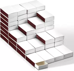 60 Pcs Blank Matches Containers DIY No Match Holder Blank Match Storage Boxes fo - Picture 1 of 12