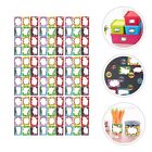  10 Sheets Colored Name Tags Present Wrapping Decals Stick on Labels Novel Fine