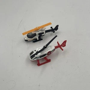 2001 Matchbox Fire Department Helicopter Brush Fire Patrol with Bonus Helicopter - Picture 1 of 6