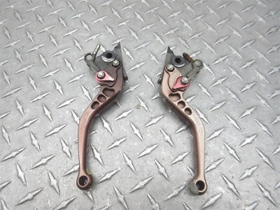 2002 98-03 Aprilia 1000 RSV MILLE Aftermarket CRG Clutch Front Brake Lever Pair - Image 1 of 4