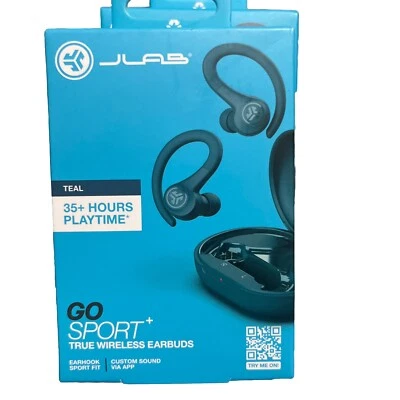 FLASH SALE USB-C JLAB teal Go Sport True Wireless Earphones Earbuds Teal Green