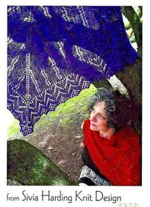 GORGEOUS BEADED LACE TYRIAN SHAWL to KNIT in FINGERING WT YARN by SIVIA HARDING - Picture 1 of 1