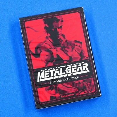 Metal Gear Solid MGS 1 Playing Cards (See Photos) Deck Blackjack Poker Casino - Image 1 of 4