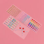 Nail Stickers & Eye Gems - 5 Sheets of Self-Adhesive Glitter Decoration