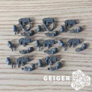 Warhammer 40K Blood Angels Bits | Tactical Squad | Decorated Bolter 8x Set - Picture 1 of 1