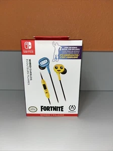 Fortnite PowerA Wired Earbuds for Nintendo Switch Peely Licensed With CODE - Picture 1 of 5