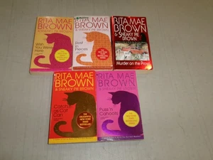 Mrs. Murphy Series by Rita Mae Brown & Sneaky Pie Brown (5 From Series) Lot 7313 - Picture 1 of 1
