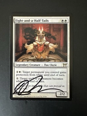 Eight-and-a-Half-Tails Champions of Kamigawa MTG Artist Proof Signed With Art - Image 1 of 2