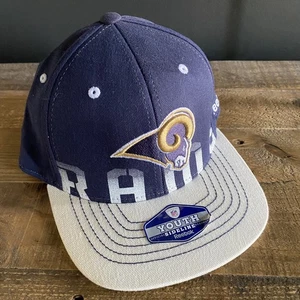 New ST LOUIS LA RAMS Youth Reebok Flat Brim Baseball Hat Cap Sideline NFL Fitted - Picture 1 of 5
